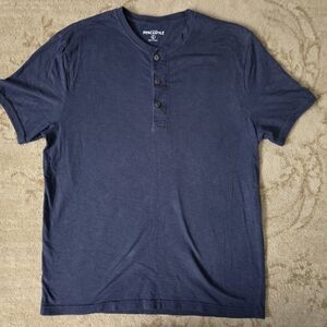 J. Crew Blue Short Sleeve Tee Casual Knit